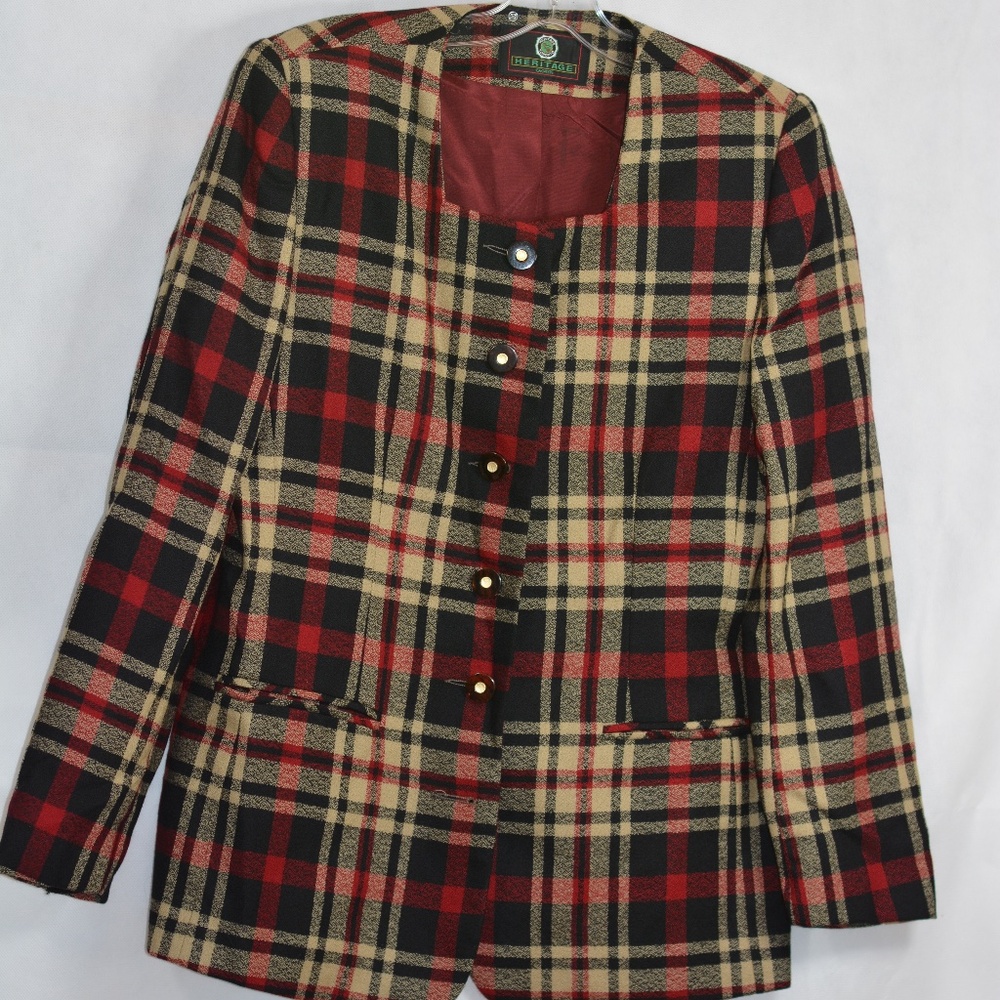 Heritage 100%Wool Blazer Sz 14 NWOT